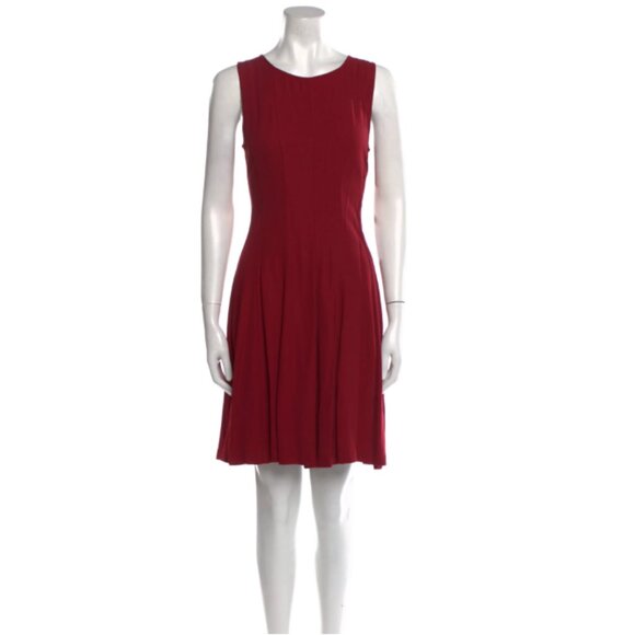 Theory Dresses & Skirts - Theory Tilfi Crew Neck Dress in Flame Red